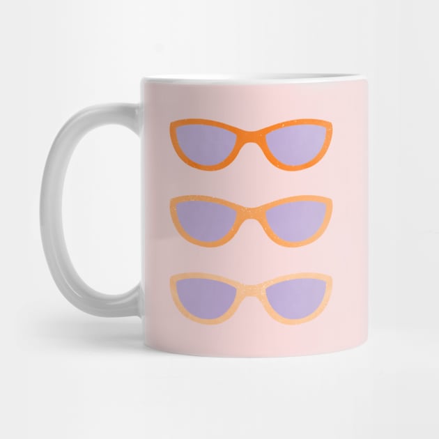 Orange and purple sunglasses by Home Cyn Home 